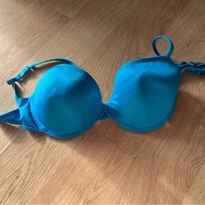 No Boundaries Teal Bra